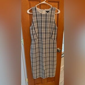 Plaid Sleeveless Dress